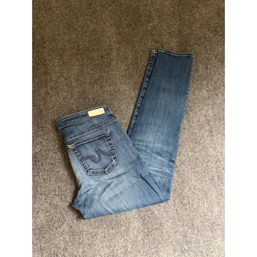 AG Adriano Goldschmied The Stilt Cigarette Leg Jeans Blue 29R BW1598